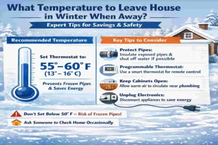 What Temperature to Leave House in Winter When Away: Expert Tips for Savings & Safety