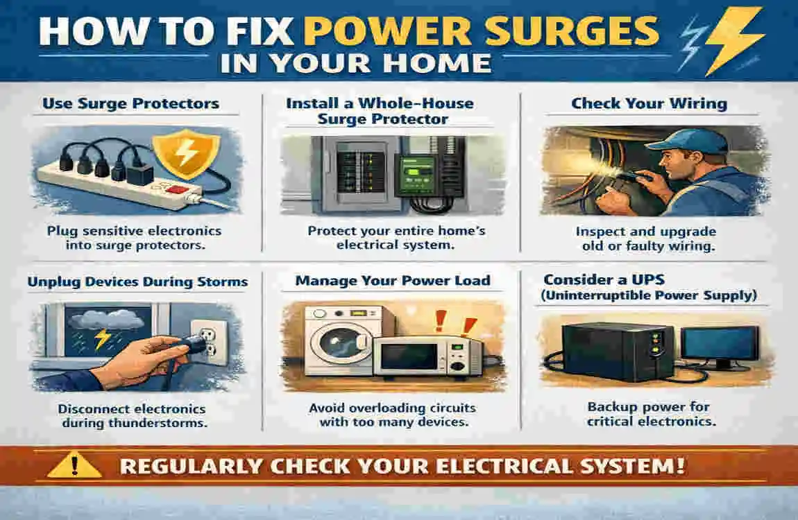 why is my house power surging