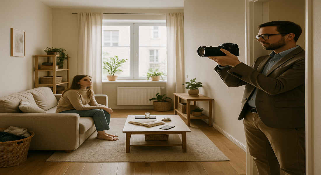 can my landlord take pictures of my house to sell