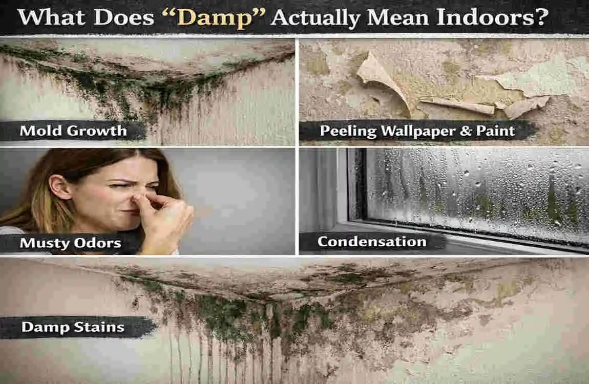 why does my house feel damp with ac on