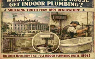 when did the white house get indoor plumbing