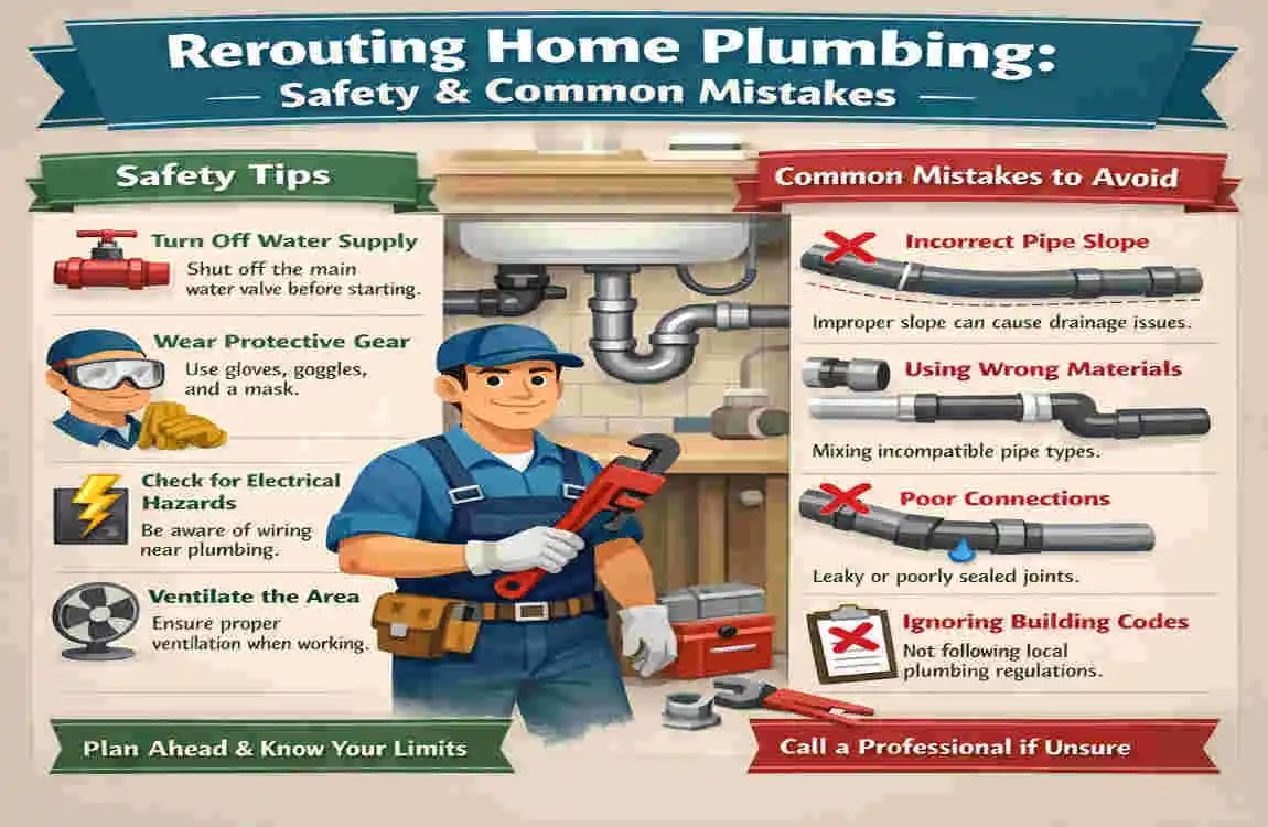 how to reroute home plumbing