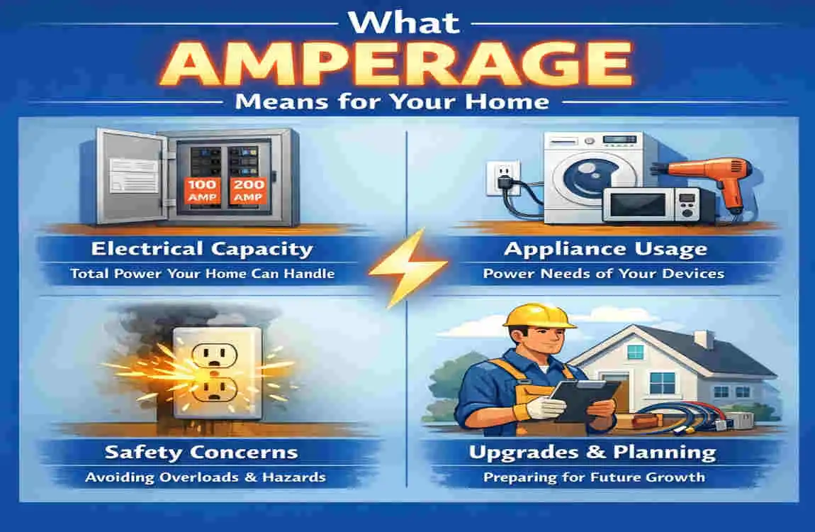what is the average amperage of a house