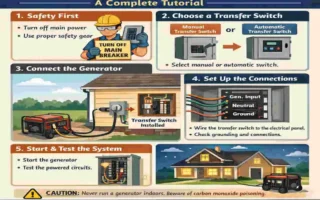 how to wire in a generator to your house