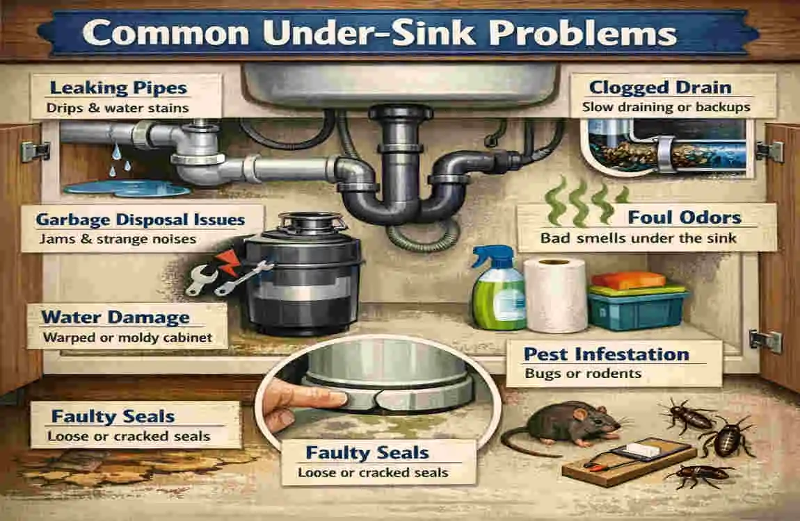 how to fix home plumbing under sink