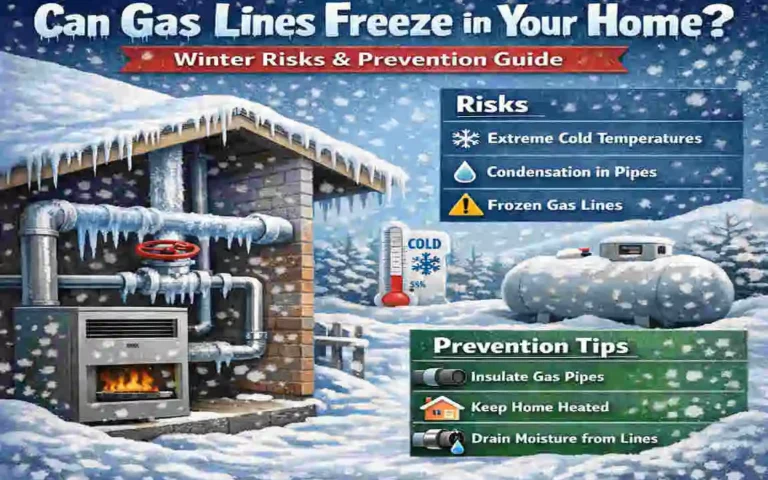 Can Household Gas Lines Freeze?