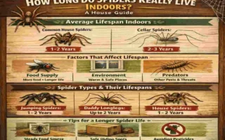 how long do spiders live in your house