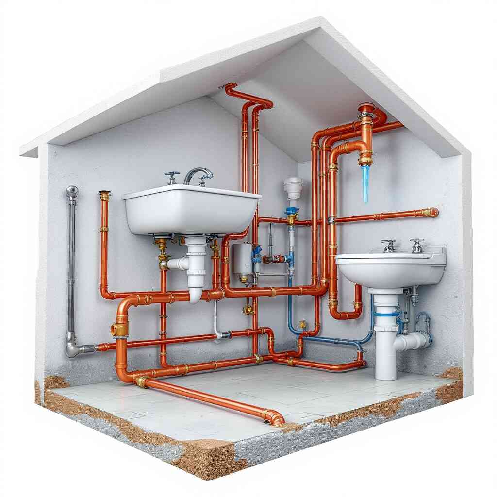 how to do plumbing in a house