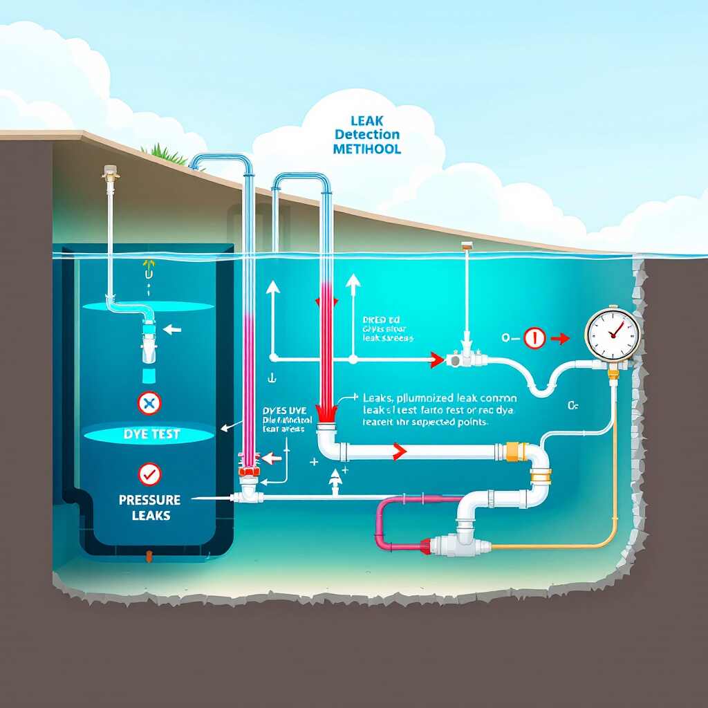 how to find leak in pool house plumbing