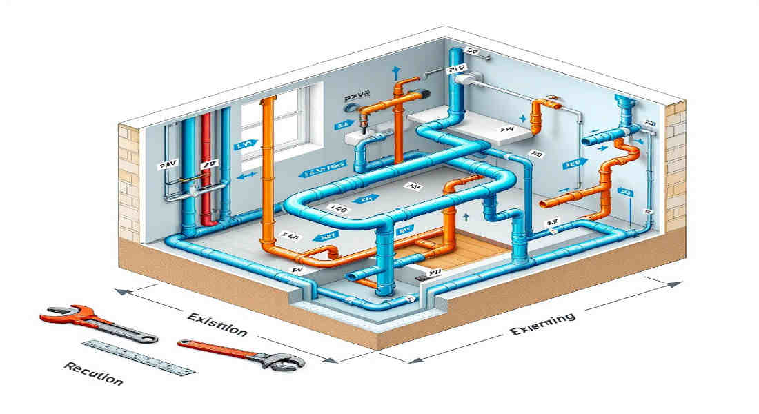 how to reroute plumbing