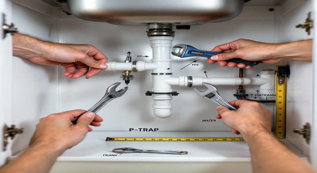 how to fix home plumbing under sink