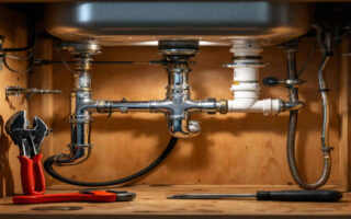 how to fix home plumbing under sink