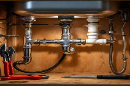 how to fix home plumbing under sink