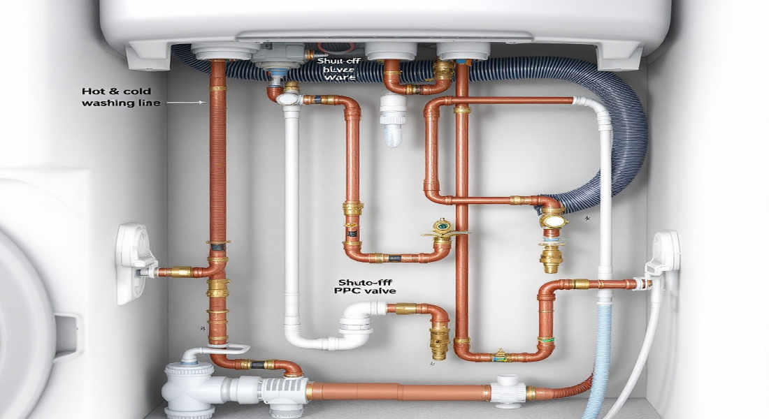 how much does it cost to install plumbing for a home washing machine