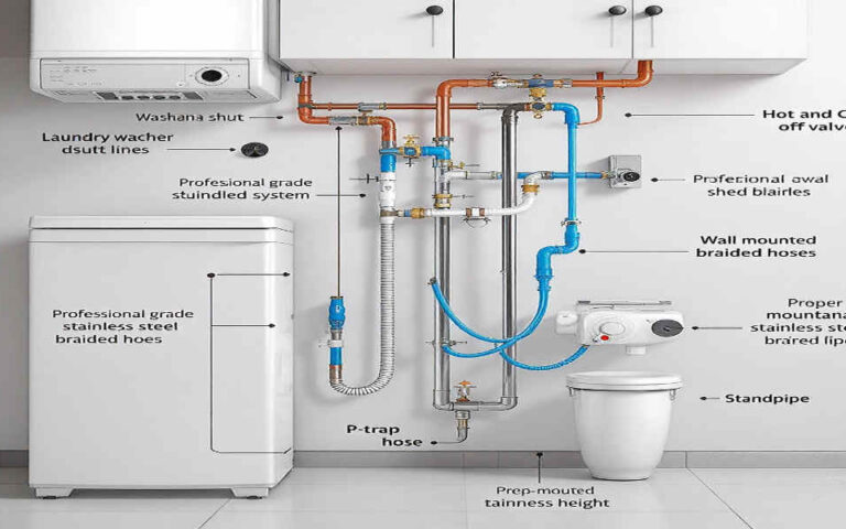 how much does it cost to install plumbing for a home washing machine