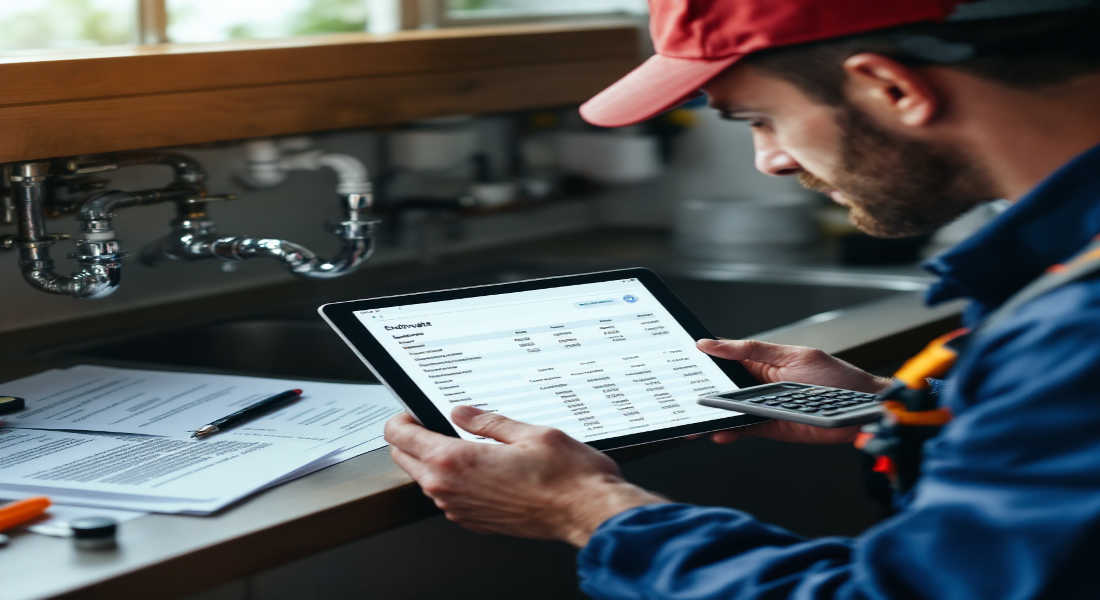 how to bid on home plumbing jobs