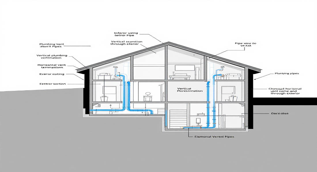 can home plumbing vents terminate horizontally