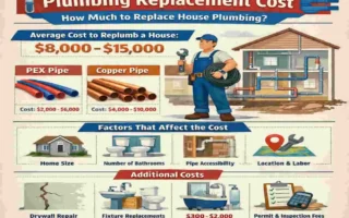 how much to replace plumbing in a house