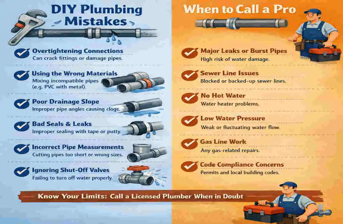 can i do plumbing in my own house