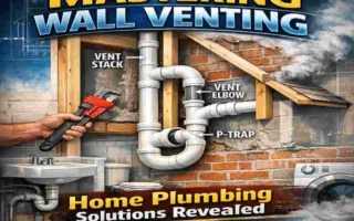 can you vent home plumbing through a wall