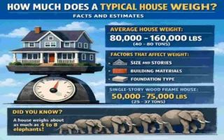 how much does a house weigh