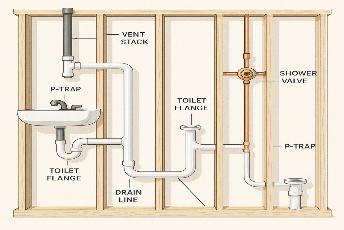 How to do rough in home plumbing