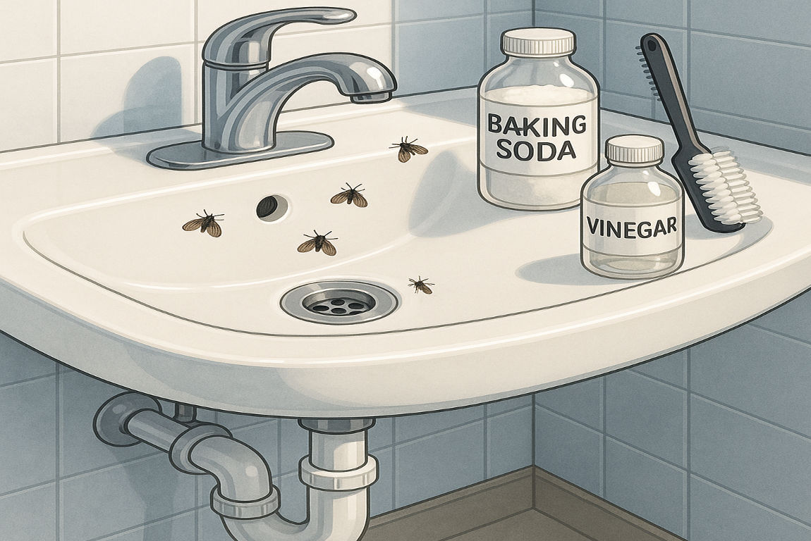 how to get rid of drain flies in my house