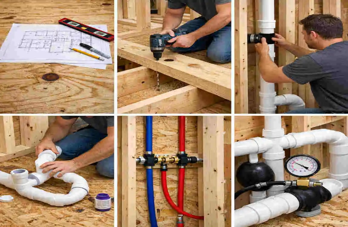 How to do rough in home plumbing