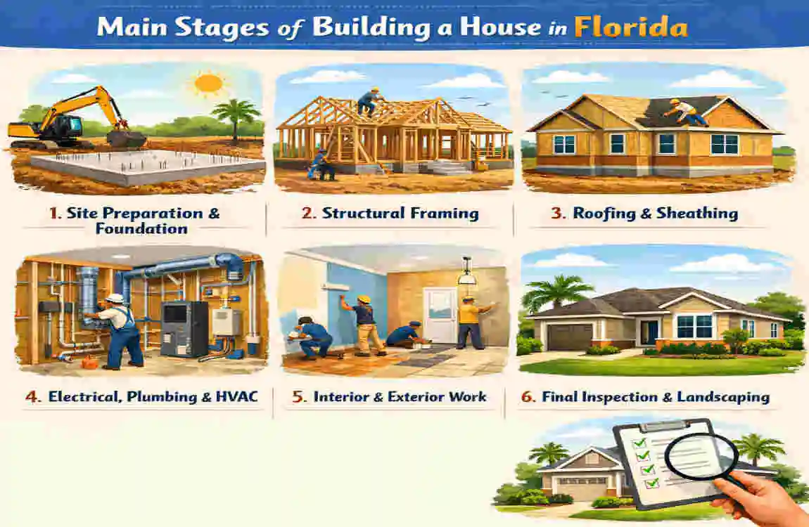 how long to build a house in florida