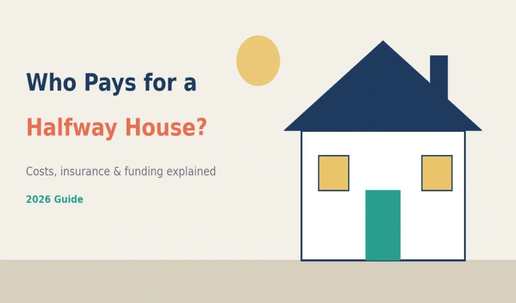 who pays for a halfway house