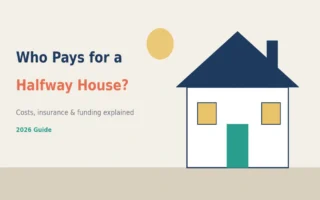 who pays for a halfway house