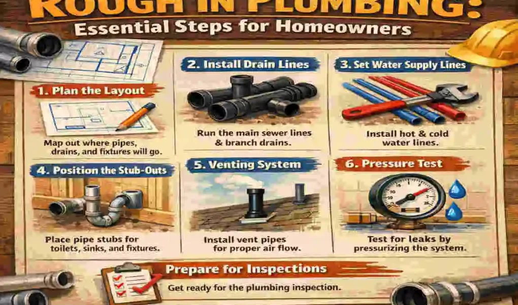 How to do rough in home plumbing