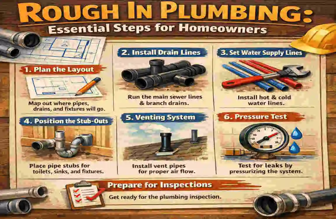 Rough In Plumbing: Essential Steps for Homeowners - home comfort experts