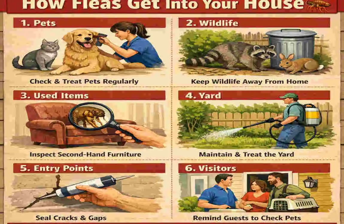 How Fleas Sneak Into Your Home