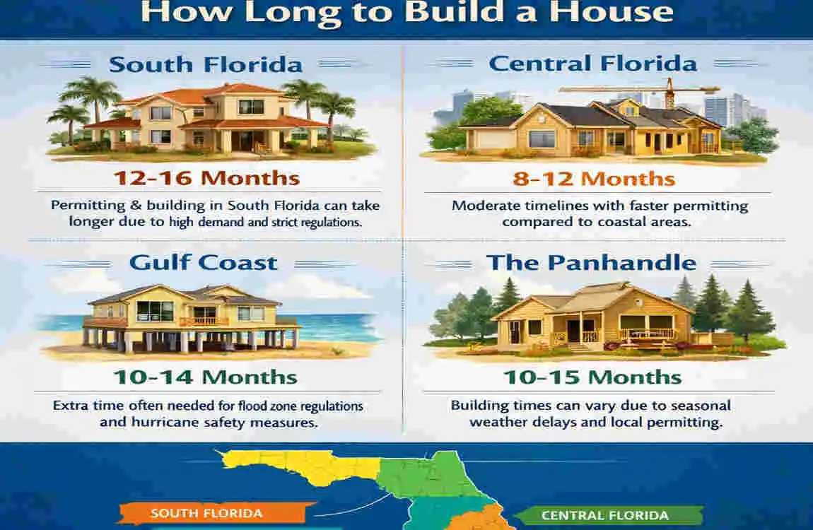 how long to build a house in florida