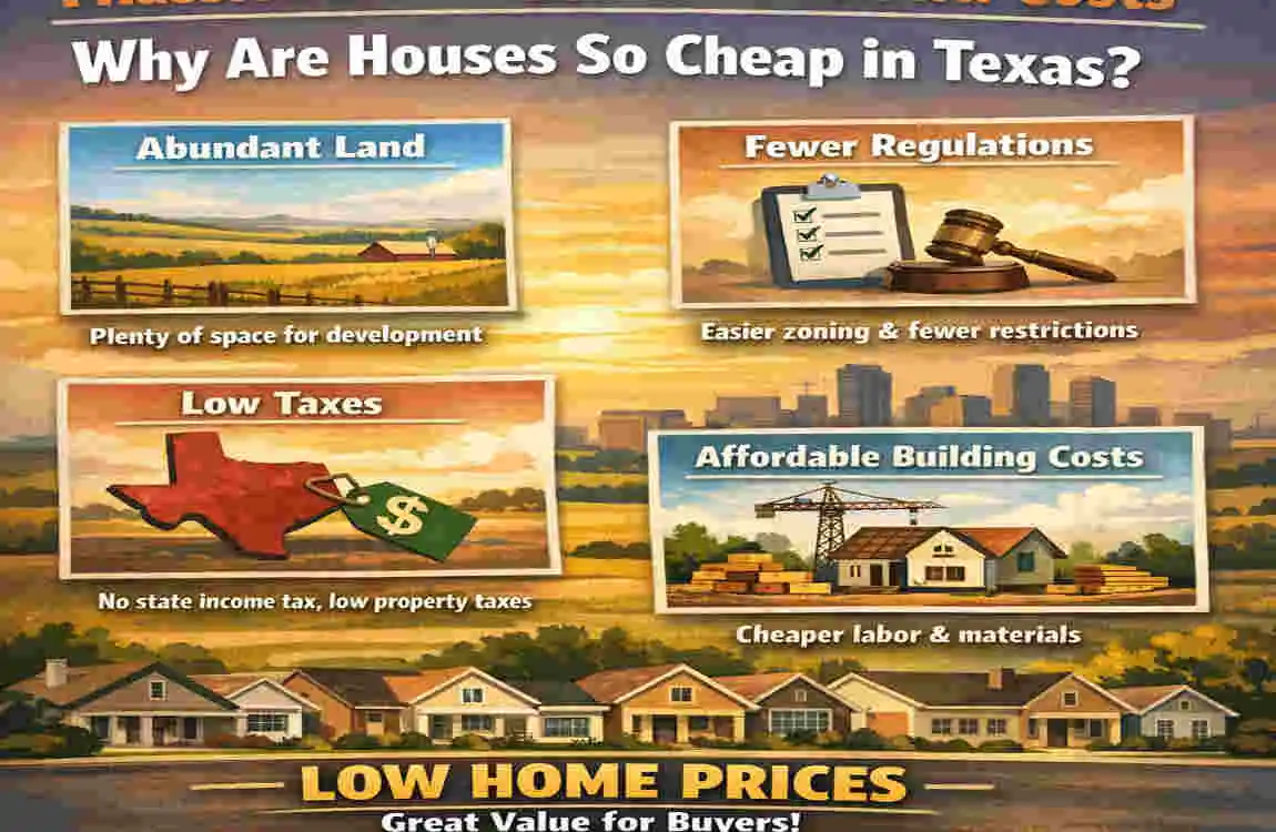 why are houses so cheap in texas