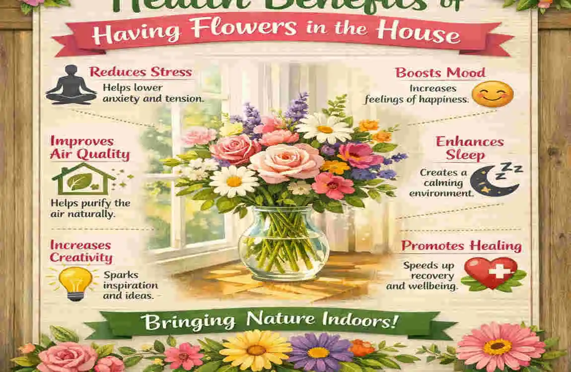 what are the benefits of having flowers in the house