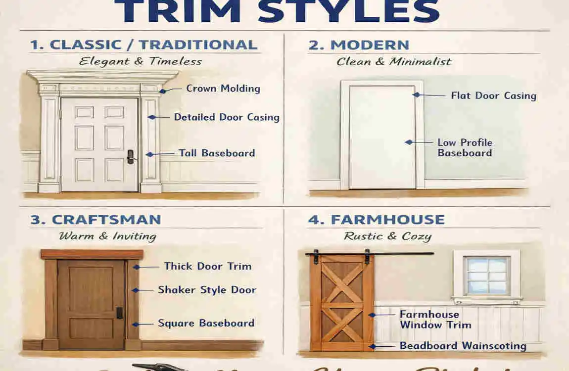 does trim have to match throughout the house