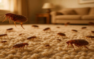 how can fleas get into your house
