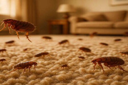 how can fleas get into your house