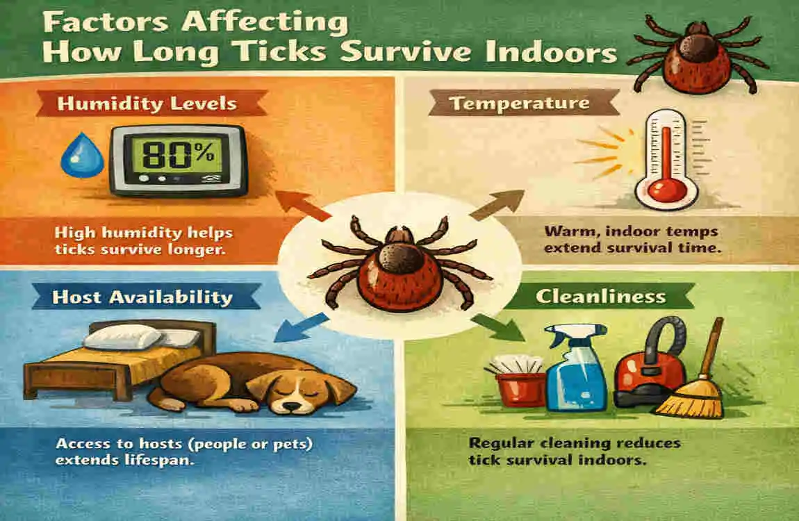 How Long Can Ticks Live in a House?