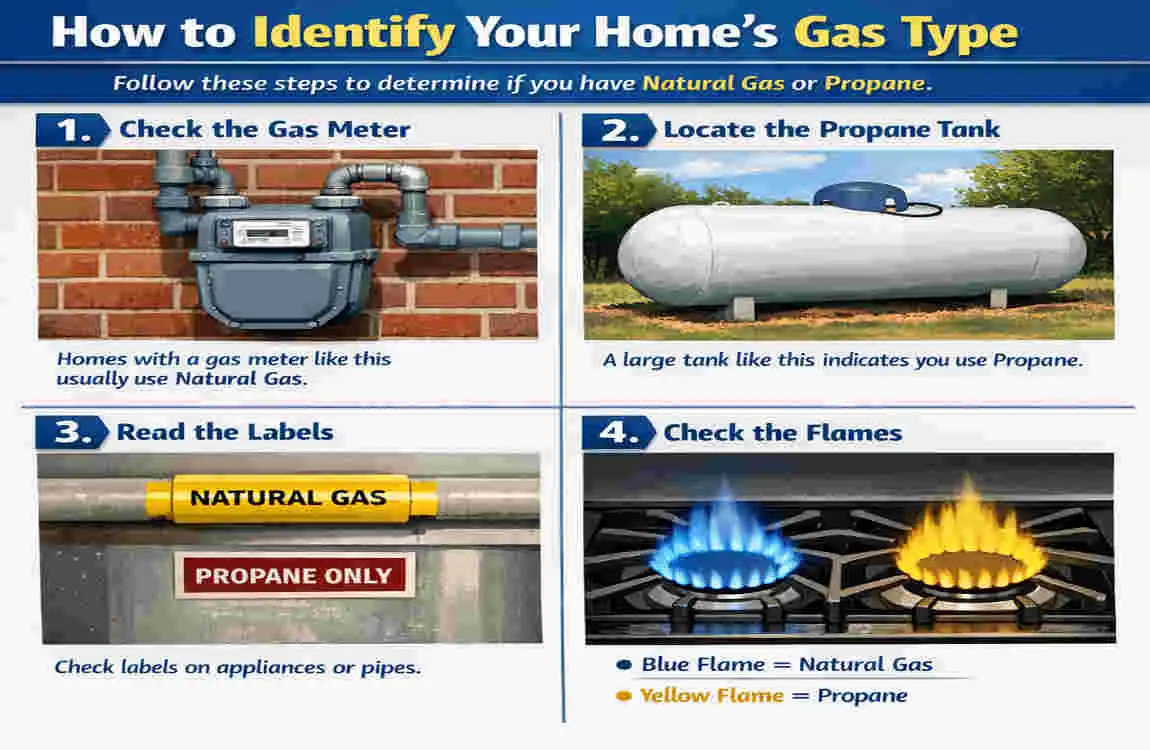 What is the gas we use in our homes?