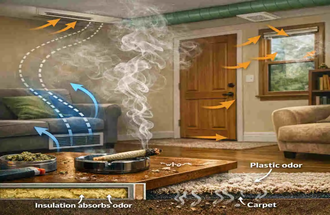 Why Does Weed Smell Stay Inside a House?