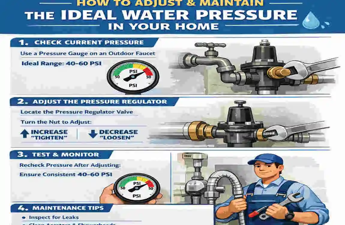 what pressure should my house water be at plumbing