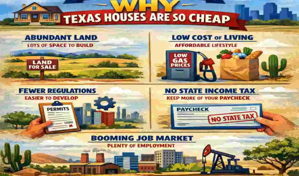 why are houses so cheap in texas
