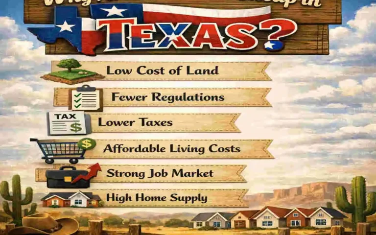 why are houses so cheap in texas