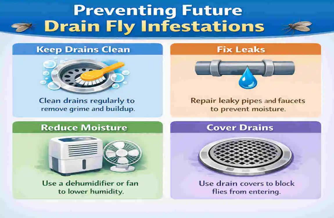 how to get rid of drain flies in my house