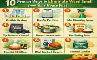 how to get rid of weed smell in house