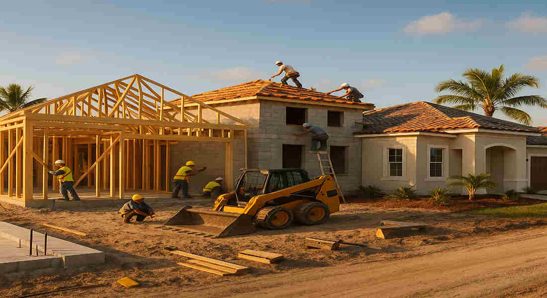 how long to build a house in florida