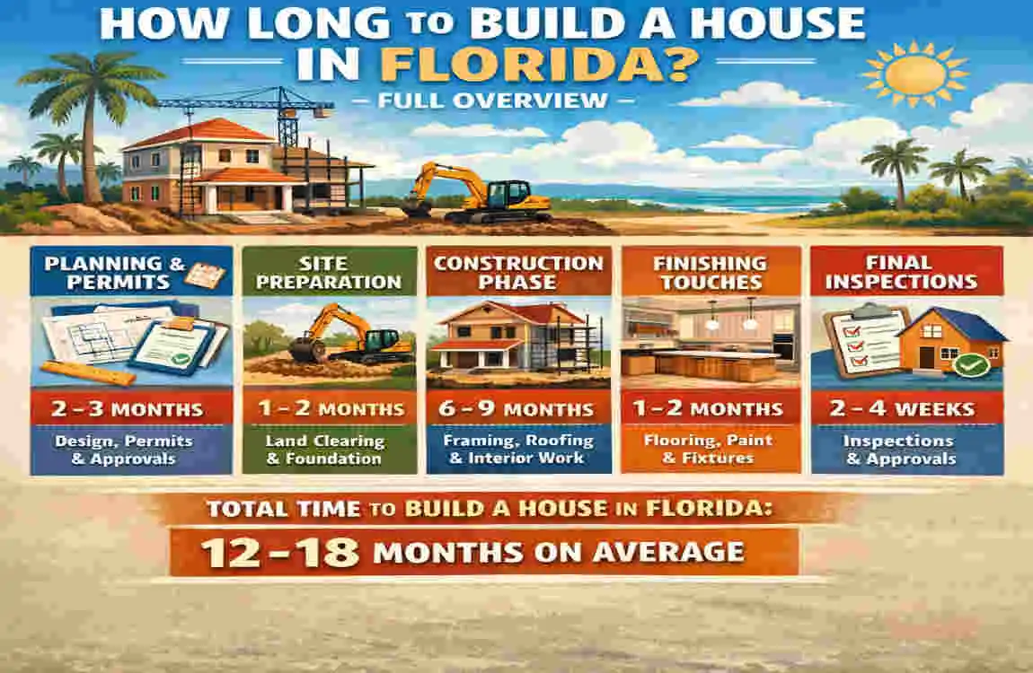 how long to build a house in florida